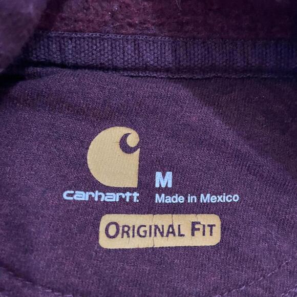 Carhartt Burgundy Hoodie - Size  L! - Picture 5 of 7